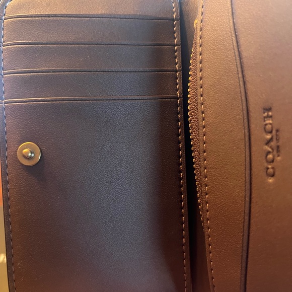 Coach Essential Slim Card Case-Maple - Picture 5 of 8